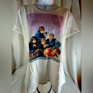 The breakfast club white short sleeve T-shirt